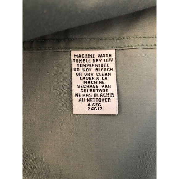 Protocol Men’s Button Up Short Sleeve Shirt Gray Blue 16 1/2 34-35 - Picture 5 of 8